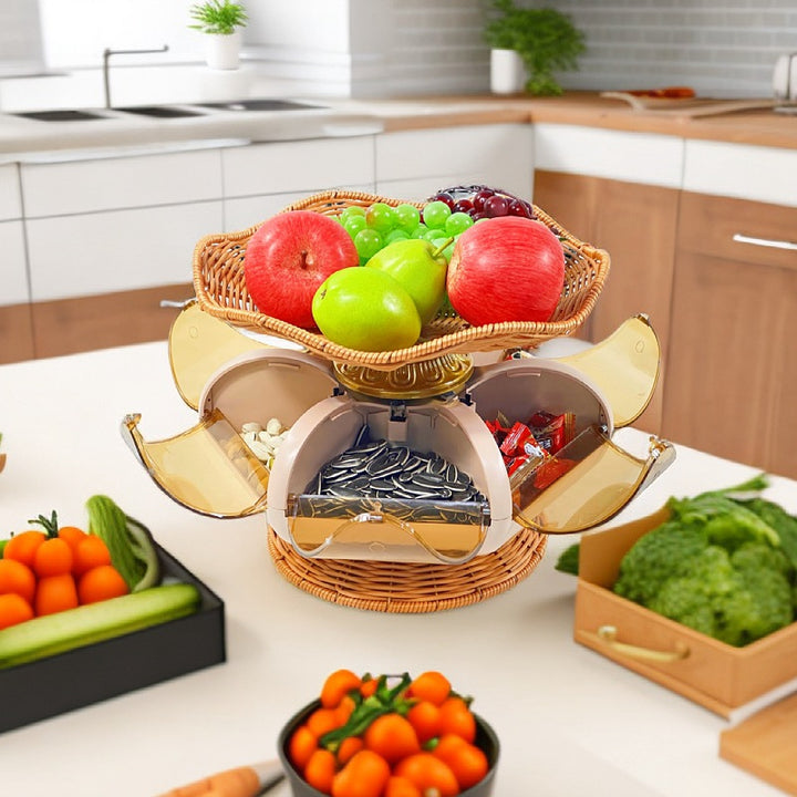 Damer multifunksjonell frukt- og snacksbytte Luvikno
