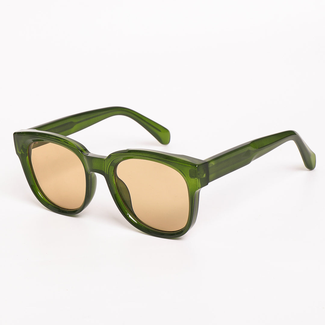 Dame moteriktig solbrille i elegant kvadrat-design med UV-beskyttelse Luvikno