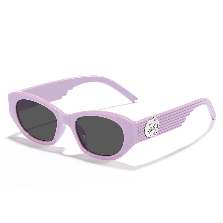 Dame Designer-solbrille i elegant transparent design Luvikno
