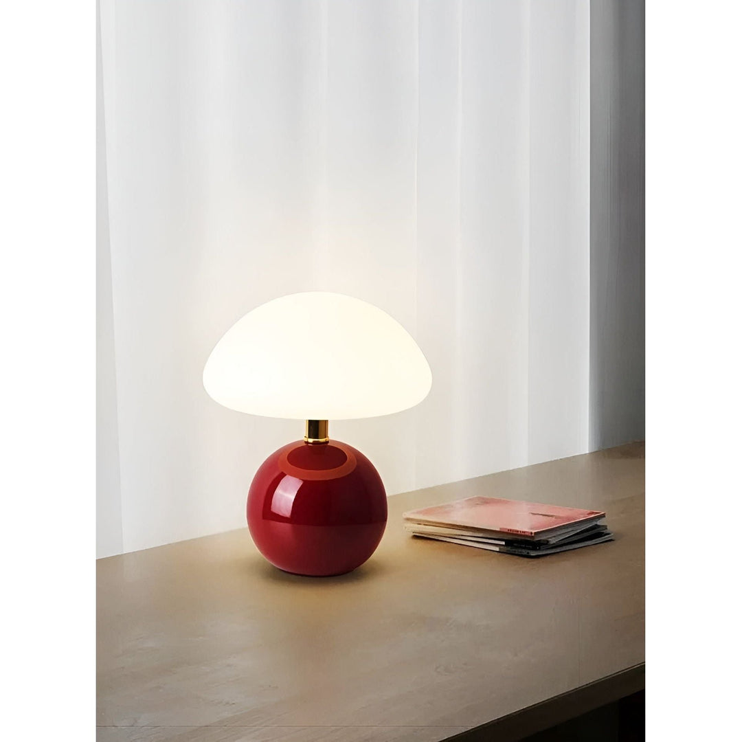 CreamyShine Lampe - Koselig Sopplampe til Nattbord | Luvikno