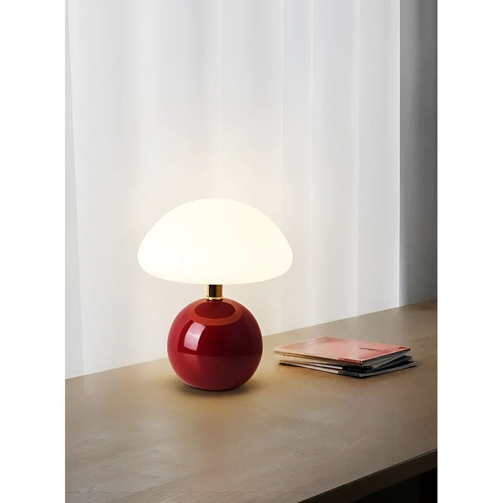 CreamyShine Lampe - Koselig Sopplampe til Nattbord | Luvikno