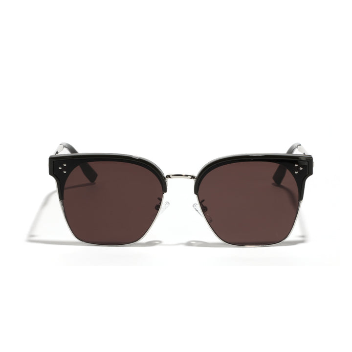Dame moteriktig solbrille med markant design og kontrastfylt ramme Luvikno