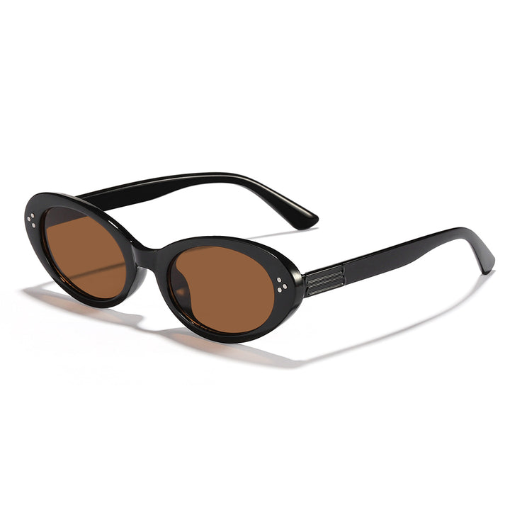 Dame moter solbrille med elegant, oval design Luvikno