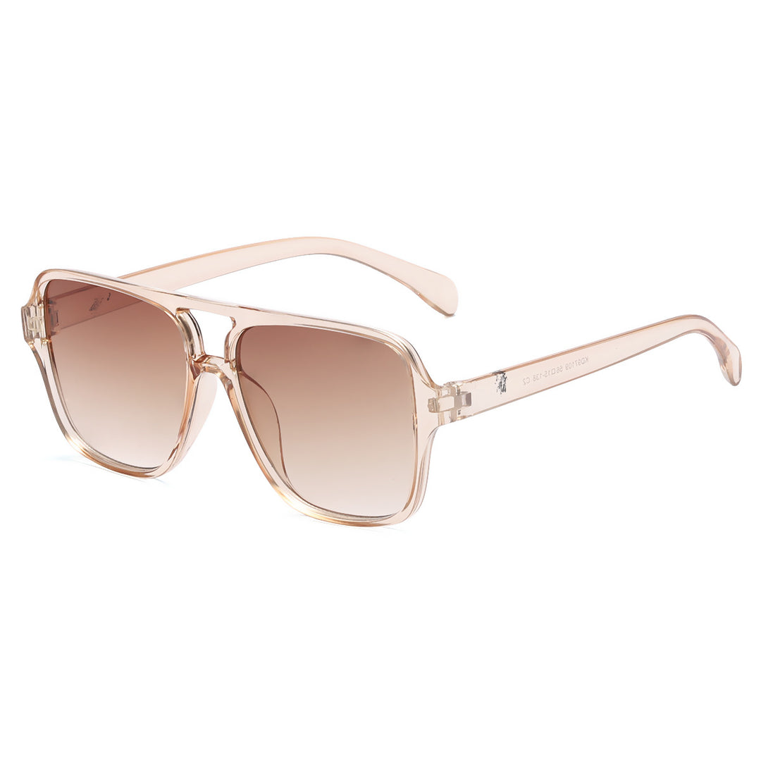 Dame kvadratisk solbrille med elegant overgangsramme Luvikno