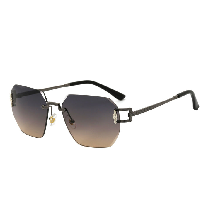 Dame Designer-solbrille i moderne, geometrisk design Luvikno