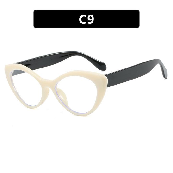 Damer kreative Cat-Eye briller Luvikno