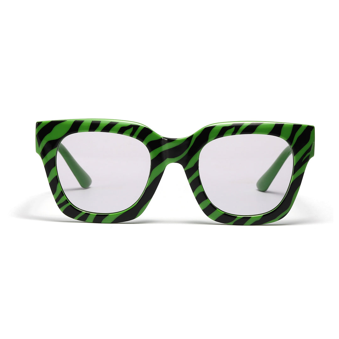 Dame moteriktig solbrille med unikt dyreprintmønster Luvikno
