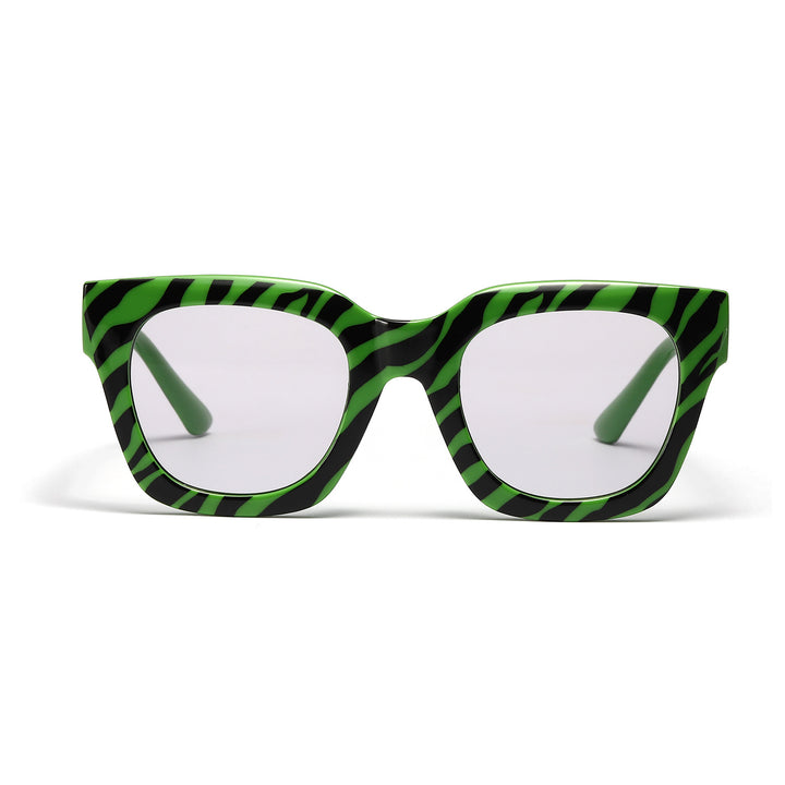 Dame moteriktig solbrille med unikt dyreprintmønster Luvikno