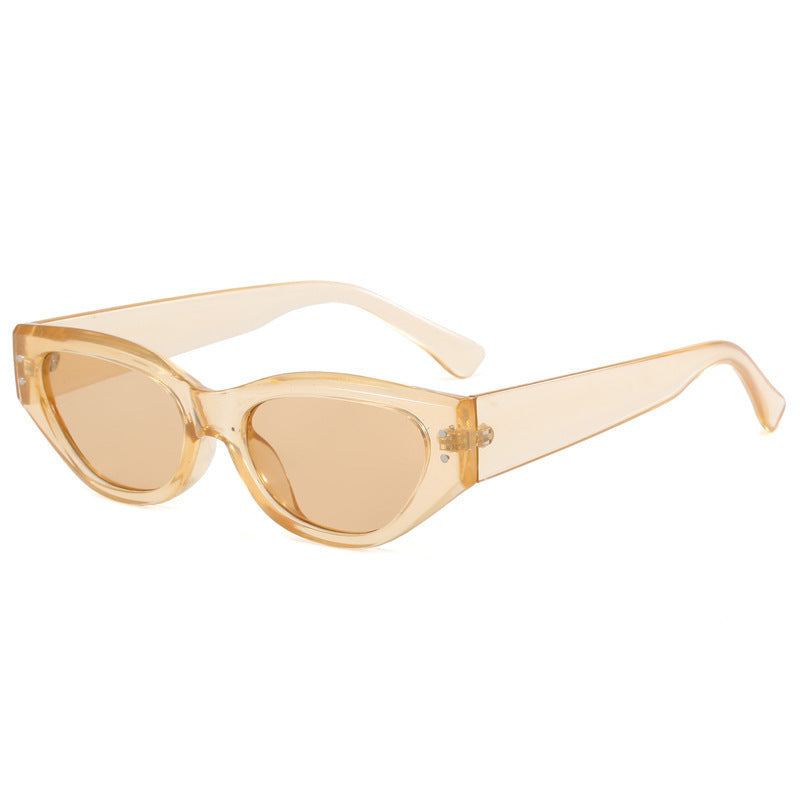 Dame moteriktig solbrille i trendy Cat-Eye stil Luvikno