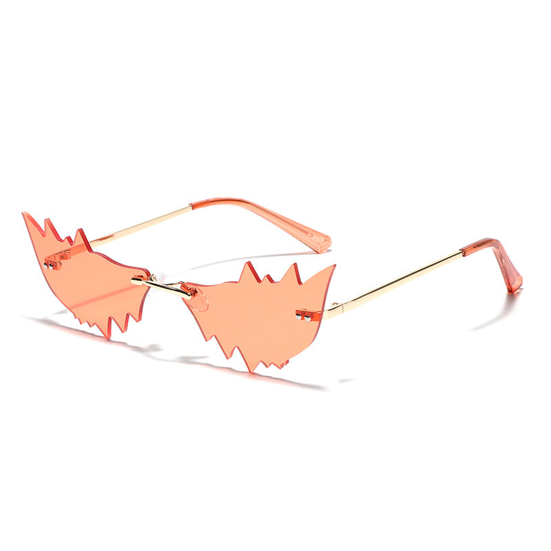 Dame Trendy kattedans solbriller med beskyttende UV-filter og original ramme Luvikno