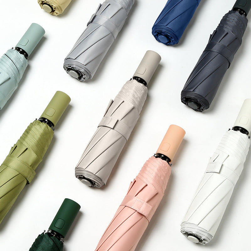 Damen Automatischer Faltregenschirm mit ultraleichtem Design Luvikno