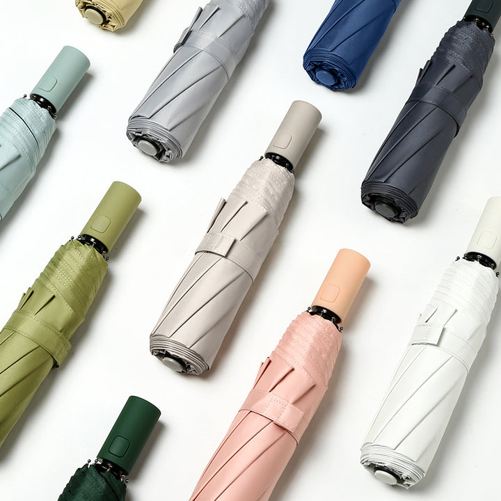 Damen Automatischer Faltregenschirm mit ultraleichtem Design Luvikno