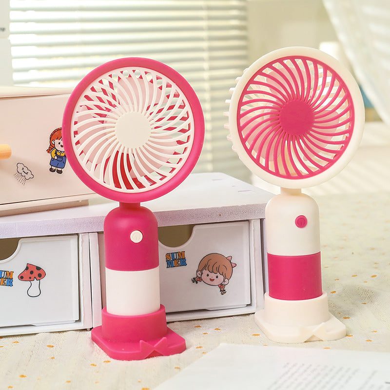 Damer Bærbar Mini-vifte med USB-ladefunksjon og ergonomisk design Luvikno
