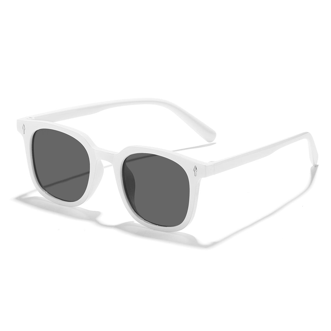 Damer fashionable solbriller med transparent ramme og UV-beskyttelse Luvikno