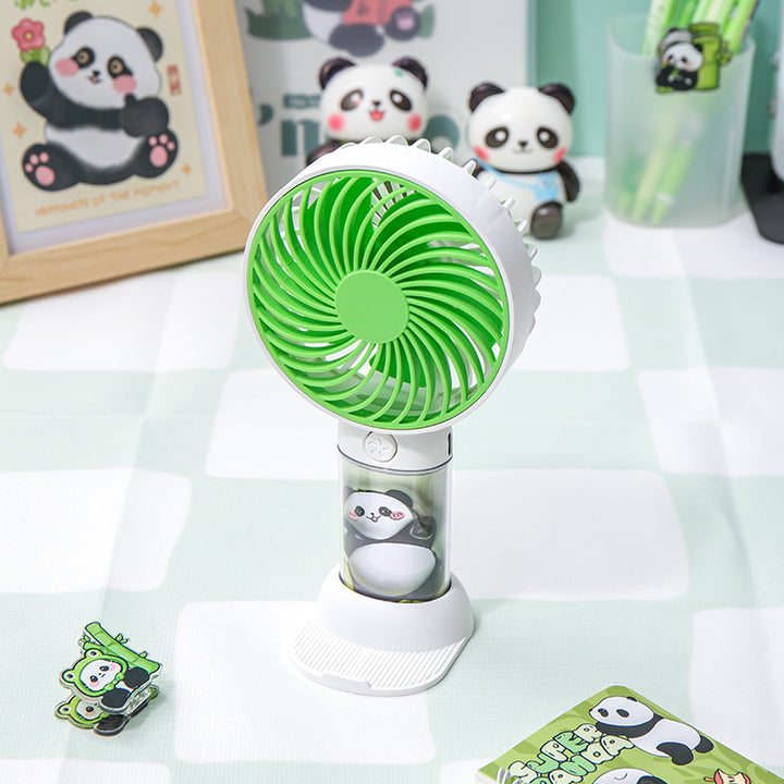 Unisex Bærbar Mini-vifte med Panda-design Luvikno