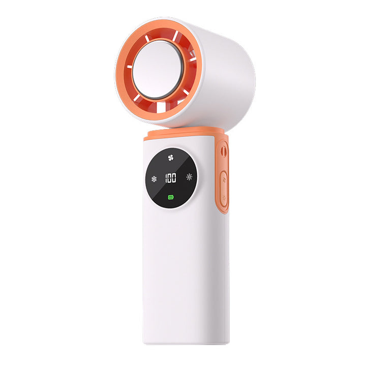 Dame bærbar USB-mini-viftemer med LED-skjerm Luvikno