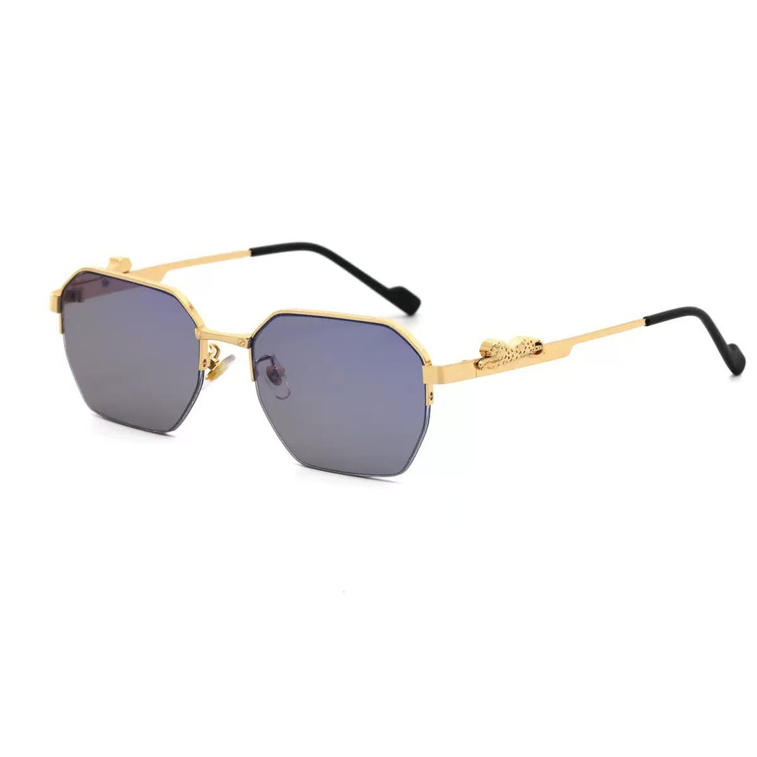 Dame elegant solbrille i moderne oktagon-design Luvikno