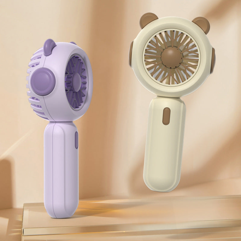 Unisex Bærbar Håndvifte i søtt Pandadesign Luvikno
