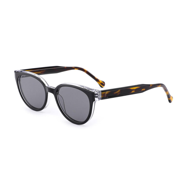 Dame solbrille i elegant retro-design med høykvalitets UV-beskyttelseslinser Luvikno