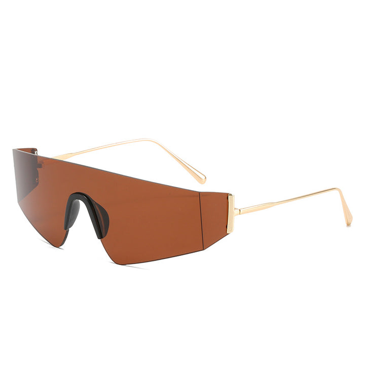 Dame futuristisk Oversized-solbrille Luvikno
