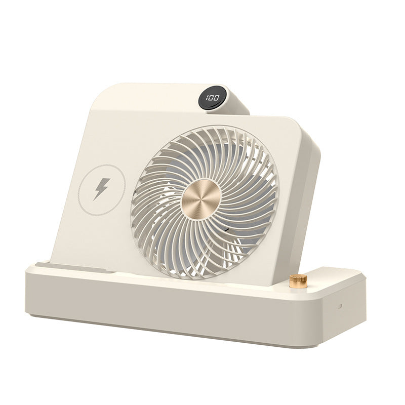 Bærbar oppladbar skrivebordsventilator Luvikno