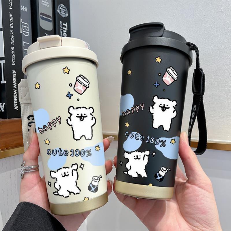 Damen Isolering Kaffeebecher med morsomt Hello Kitty Design Luvikno