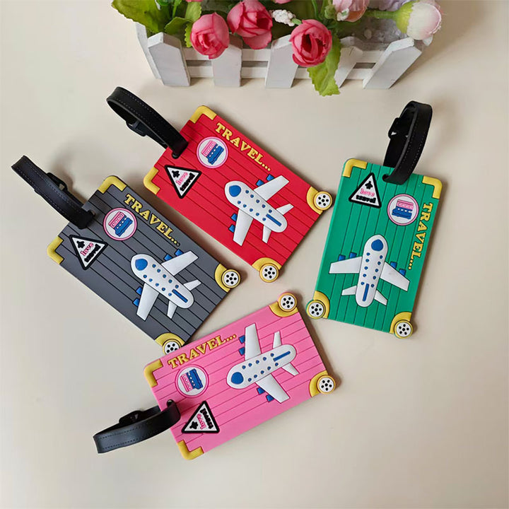 Unisex Bagasjelapp med kreativt reise-motiv Luvikno