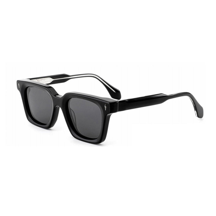 Dame klassisk kvadratisk solbrille med robust ramme og UV-beskyttelse Luvikno