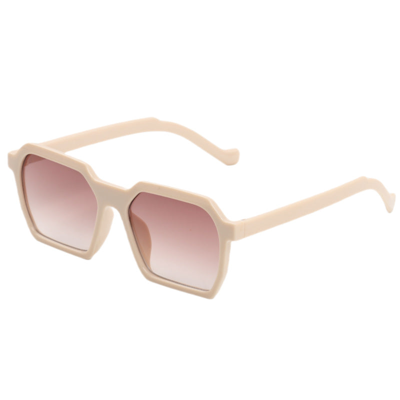 Damer Moderne hexagonal solbrille med myk fargegradient Luvikno