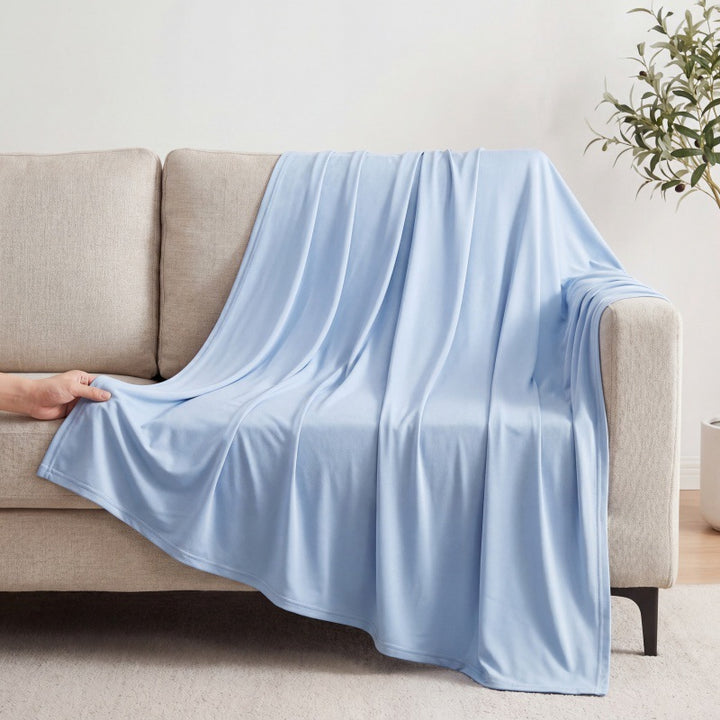 Unisex nan termoregulerende Kasjmir-optikk Kosepledd i mikrofiber ekstra stor Luvikno