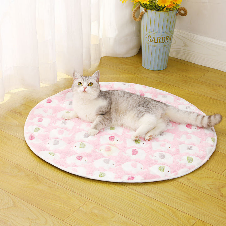 Damer Fuzzy kattseng med rattfritt underlag Luvikno