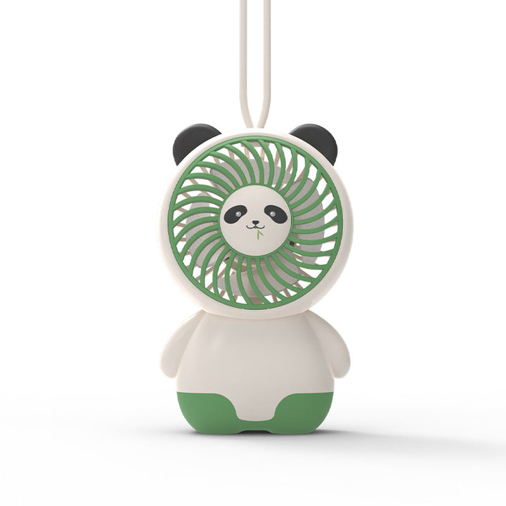 Dame Bærbar Håndvifte i søtt Panda-design Luvikno