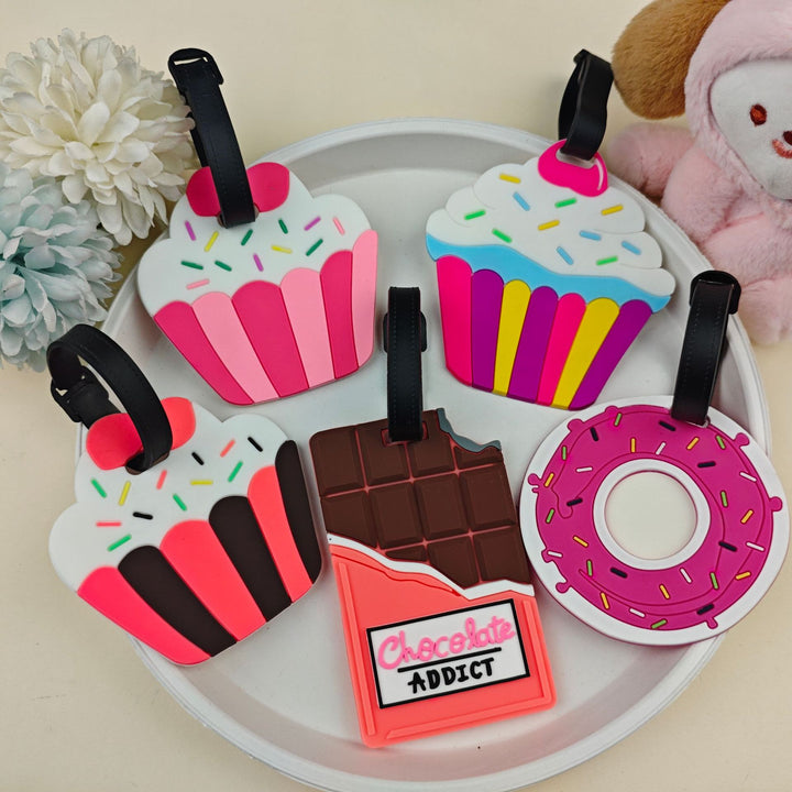 Unisex bagasjetag i cupcake-design Luvikno