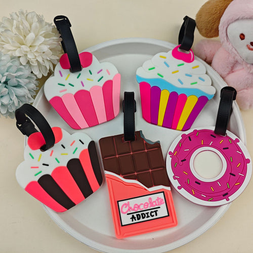 Unisex bagasjetag i cupcake-design Luvikno