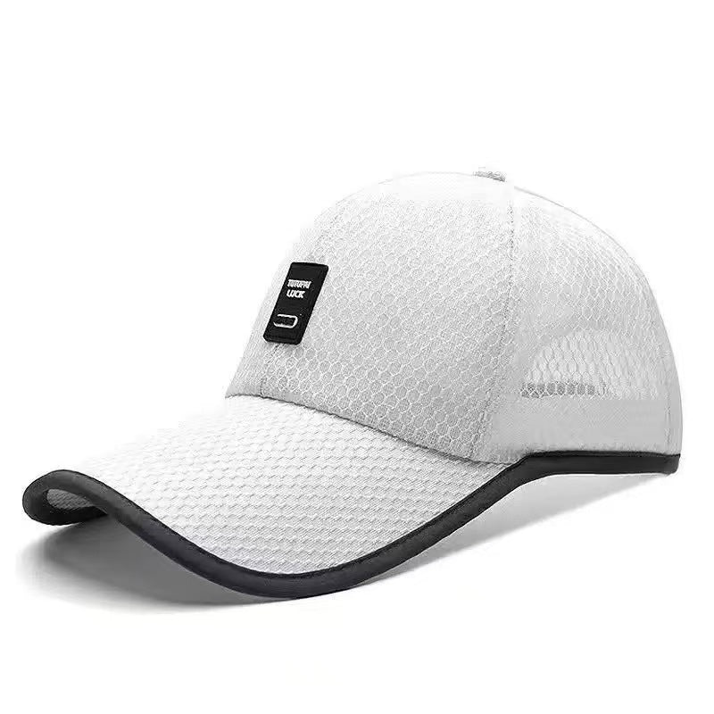 pustende mesh baseball caps med justerbar bakre stropp og buet brem Luvikno