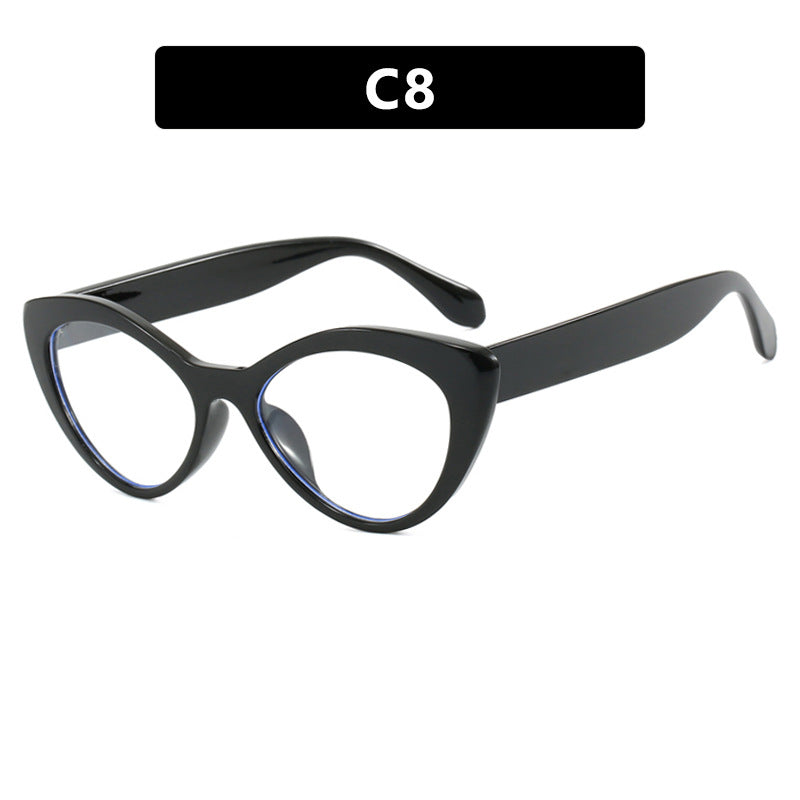 Damer kreative Cat-Eye briller Luvikno