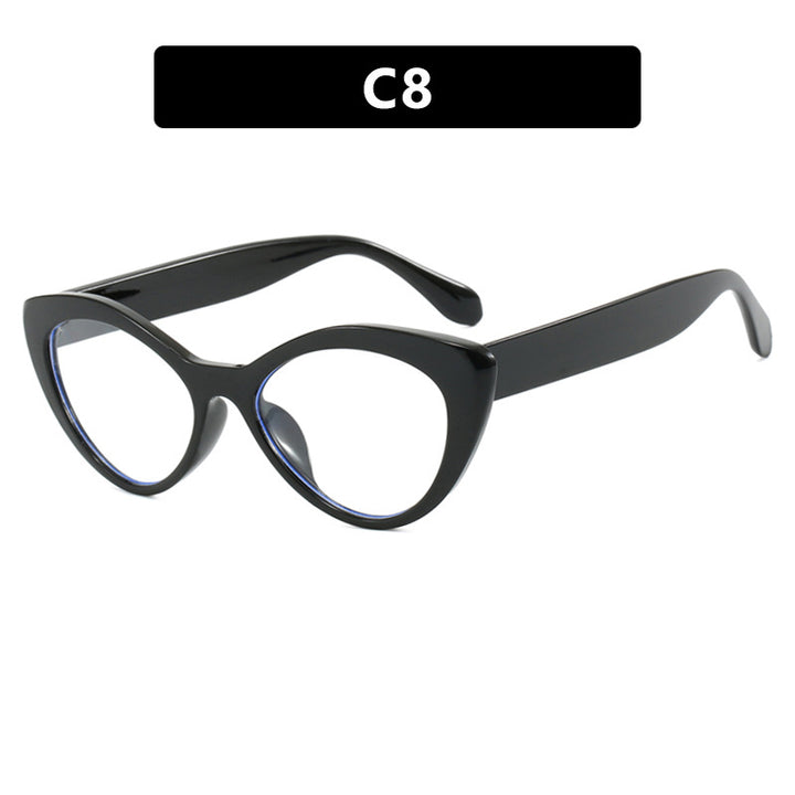 Damer kreative Cat-Eye briller Luvikno