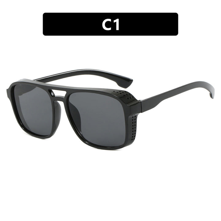Dame moteriktig solbrille i trendy skilpaddemønster Luvikno