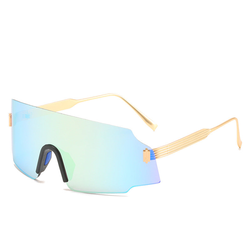 Dame sporty sikkerhets-solbrille med moderne, gjennomsiktig design Luvikno