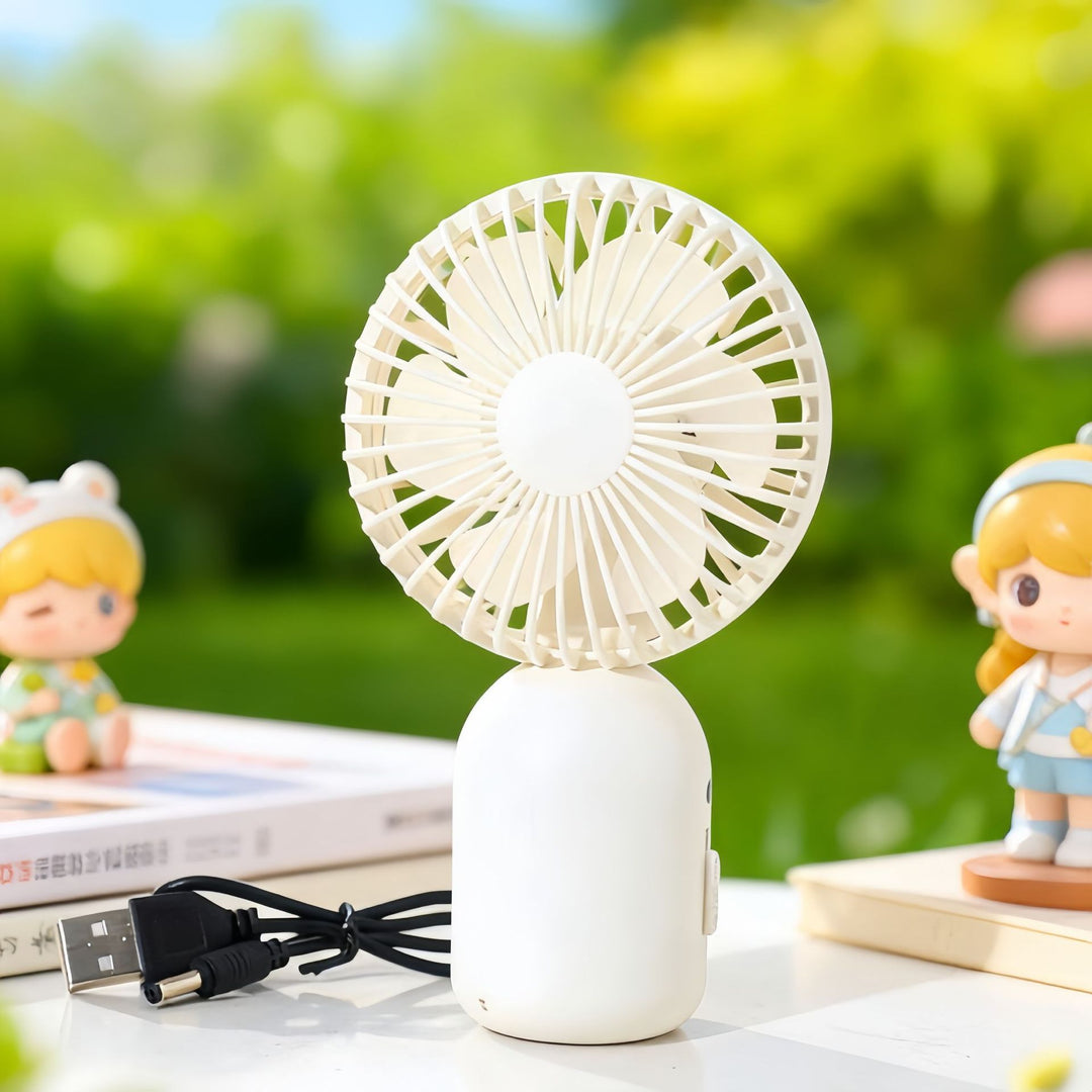 Dame bærbar mini-vifte med fleksibelt design Luvikno