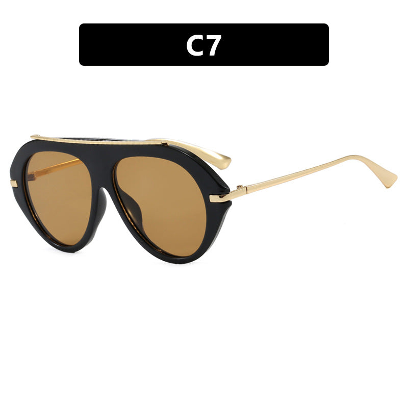 Dame solbrille i elegant heksagon-design Luvikno