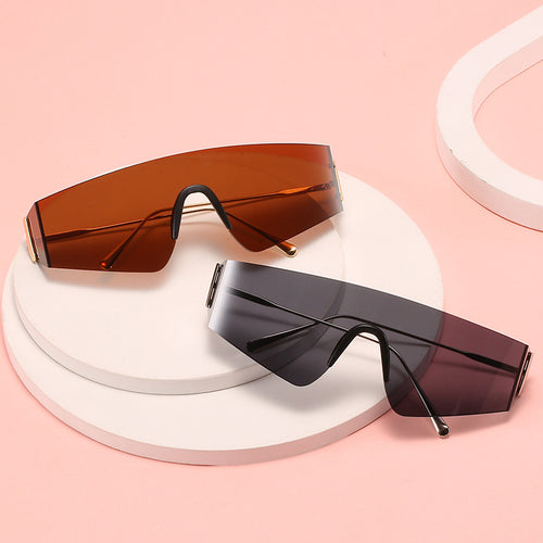 Dame futuristisk Oversized-solbrille Luvikno