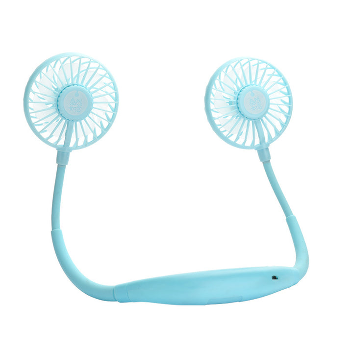 Unisex Nakke-montert Dual Fan Luvikno