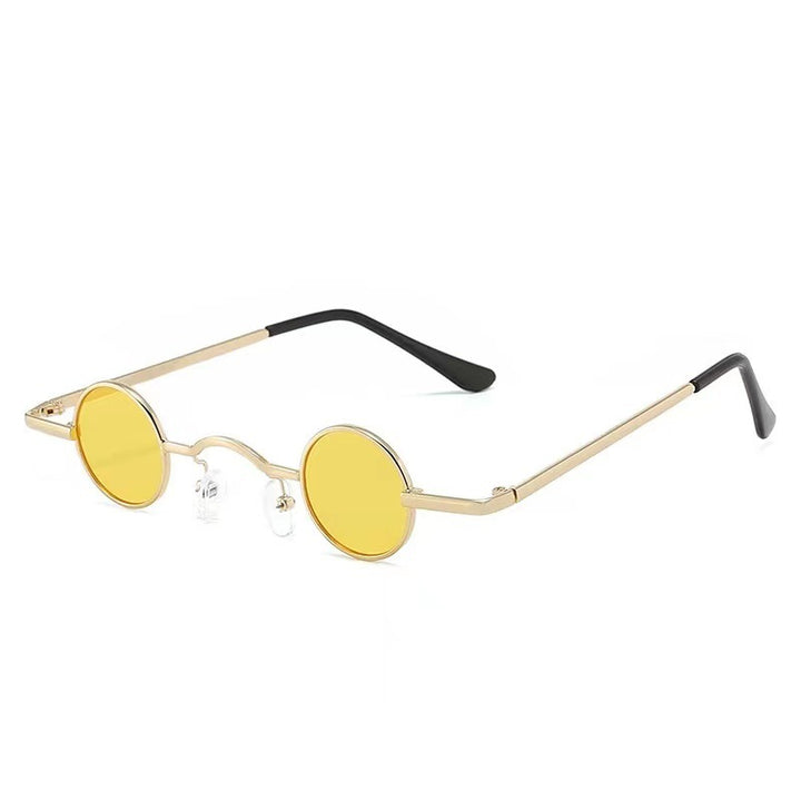 Dame Runde solbrille i vintage-stil Luvikno