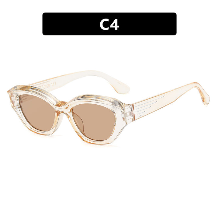Dame Cat-Eye solbriller med markant ramme og UV-beskyttelse Luvikno