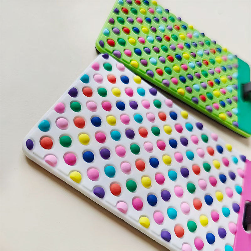 Unisex Bagasjetag med fargerik prikkedesign Luvikno