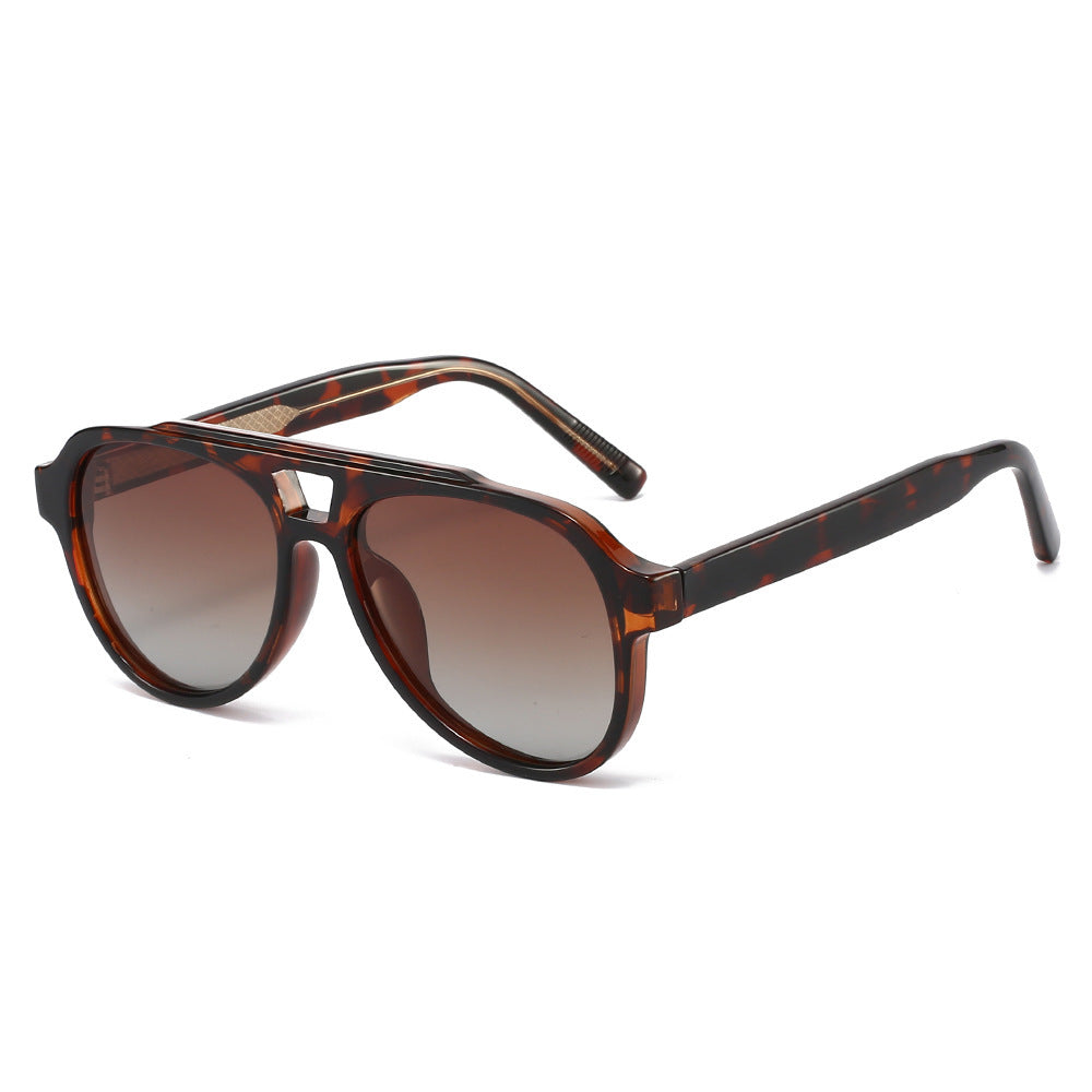 Dame Vintage solbrille med høy kvalitet UV-beskyttelse og moderne skilpaddemønster Luvikno