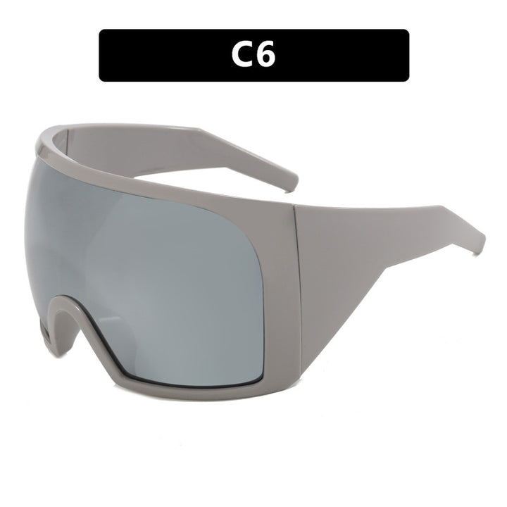 Dame sporty solbrille med aerodynamisk design Luvikno
