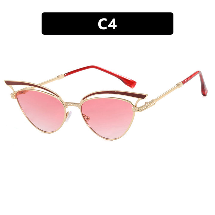 Dame Cat-Eye Briller med filigran designelement Luvikno