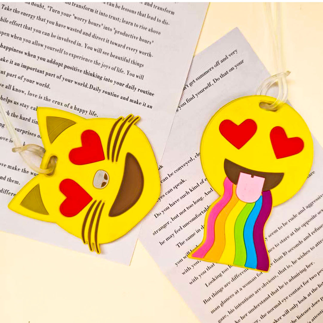 Unisex Bag Tag i Emojidesign Luvikno